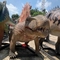 ديناصور متحرك واقعي مضاد للشمس 4 متر تمثال ديميترودون لمنتزه