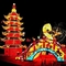 فانوس مهرجان صيني للحفلات مقاوم للماء فانوس صيني تقليدي