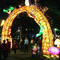 50cm-30m فانوس المهرجان الصيني ، إظهار الفوانيس الحريرية في الهواء الطلق