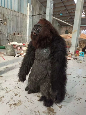 Good price القطيفة فروي الكبار واقعية هالوين ازياء التميمة الحيوان اللباس البدلة fursuit الغوريلا الانترنت