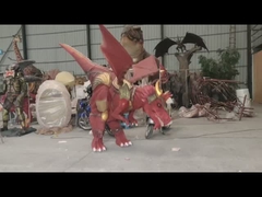 زي التنين الأحمر الذبابة