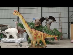 في الهواء الطلق Brachiosaurus Dinosaur الرسوم المتحركة المتحركة بالحجم الكامل النموذج