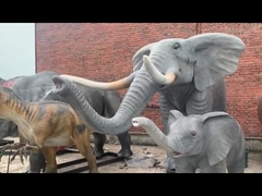 متنزه كارنوتوروس الواقعي للديناصور المتحرك مع الحركة وتخصيص الصوت